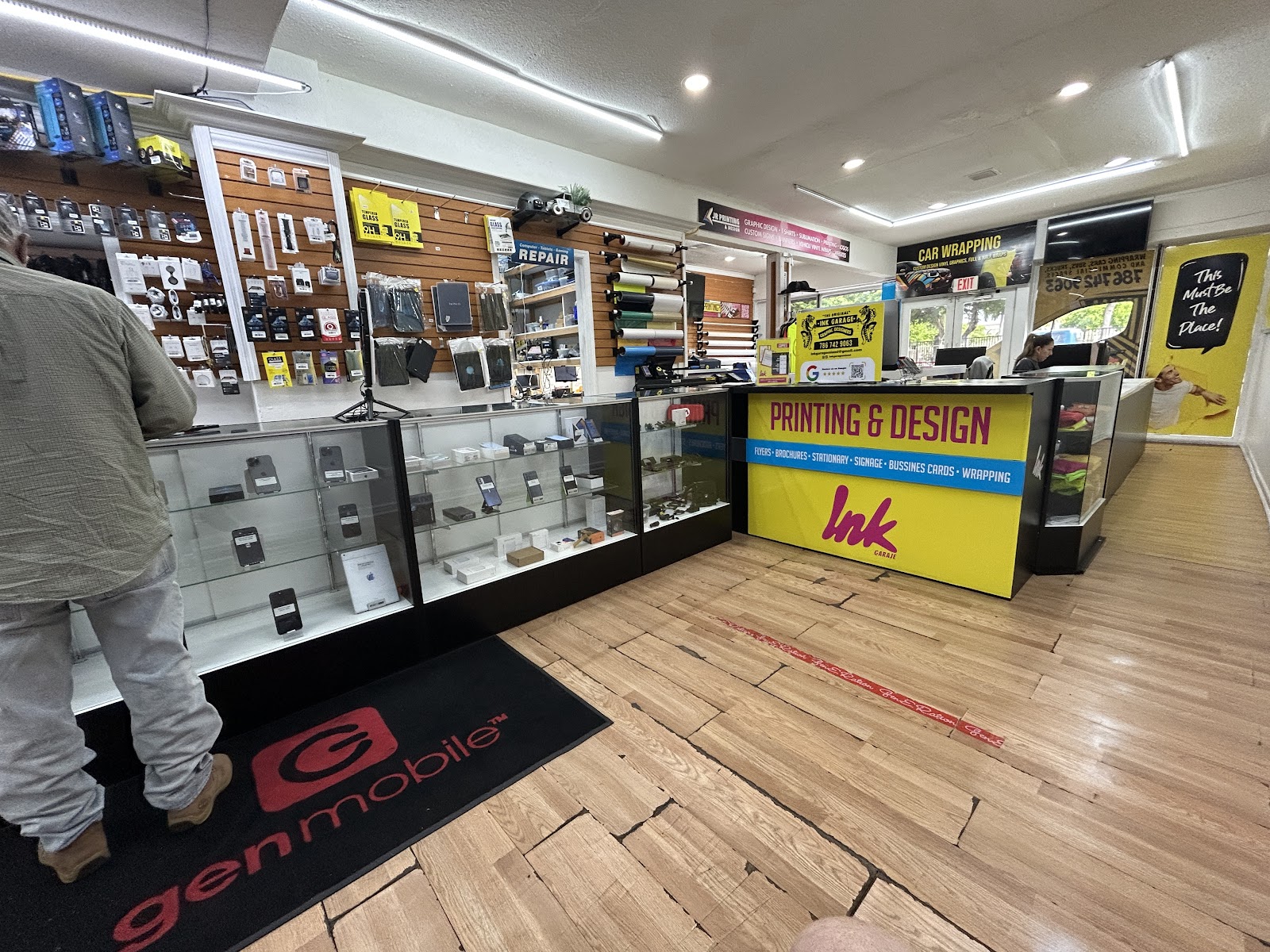 Inside Electronic Jr. Cell Phone & Computer Repair on NW 36th St